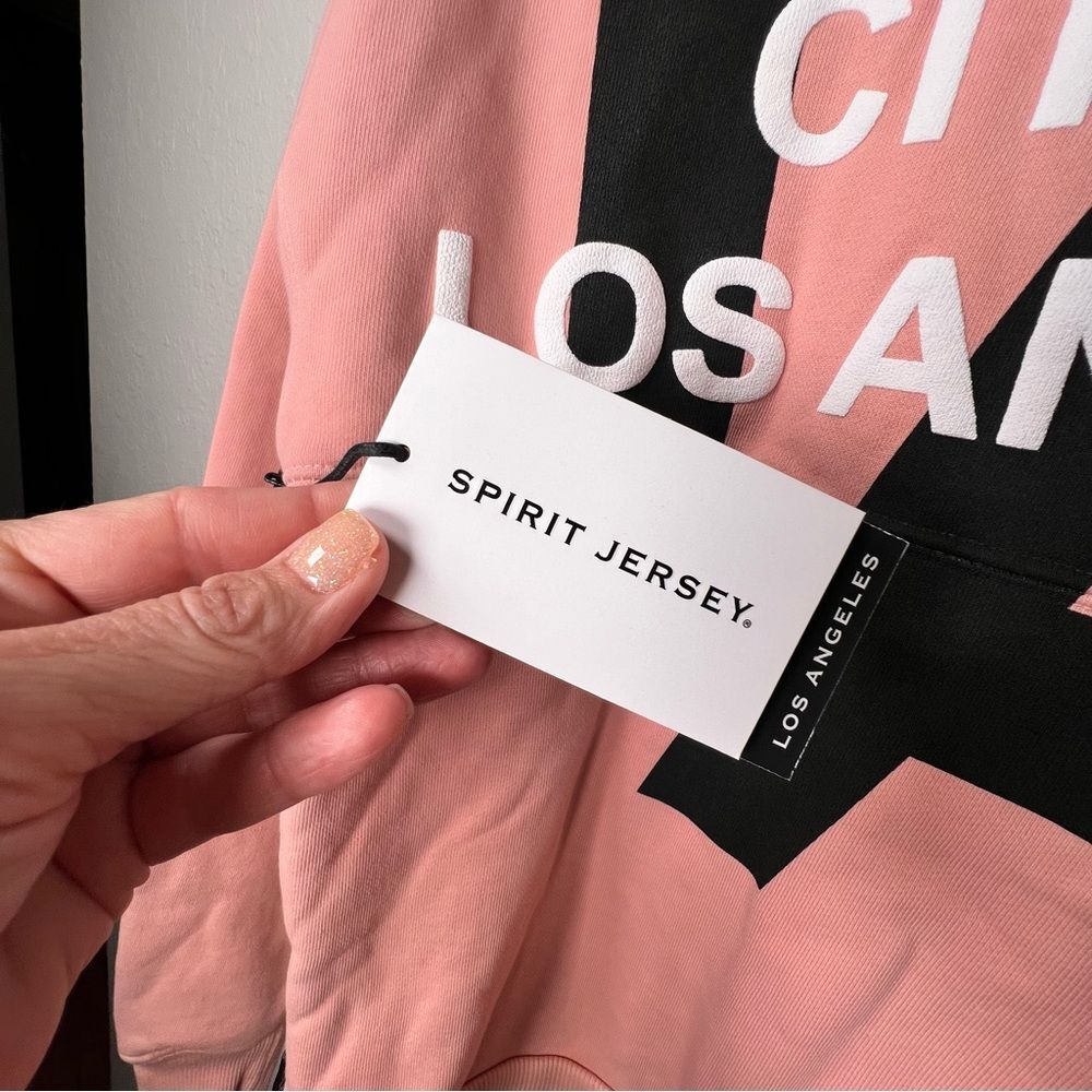SPIRIT JERSEY full zip “Los Angeles” hoodie 🖤 NWT 🔥 unisex 🔥 small - Picture 5 of 6